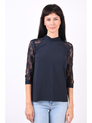 Bluza Dama Object Objcam 3/4 Highneck Sky Captain